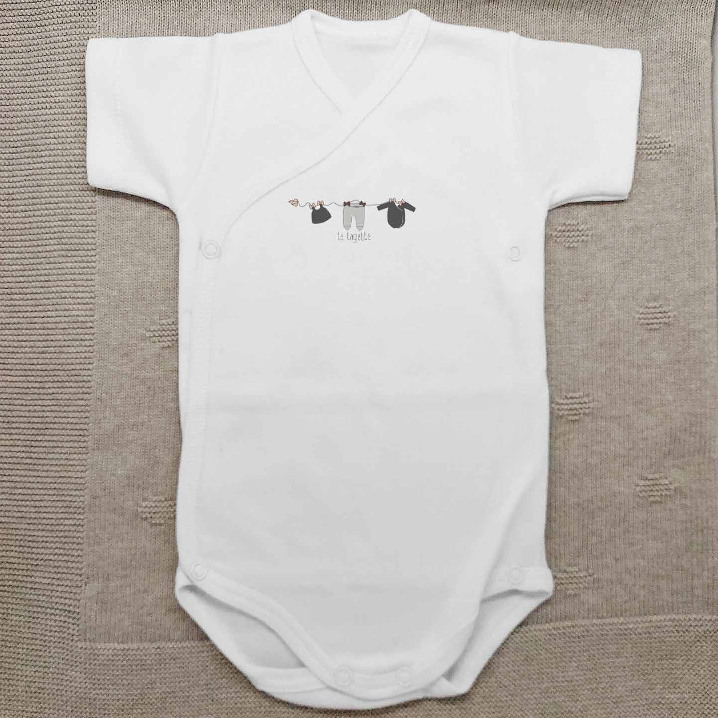Body manga corta ropita