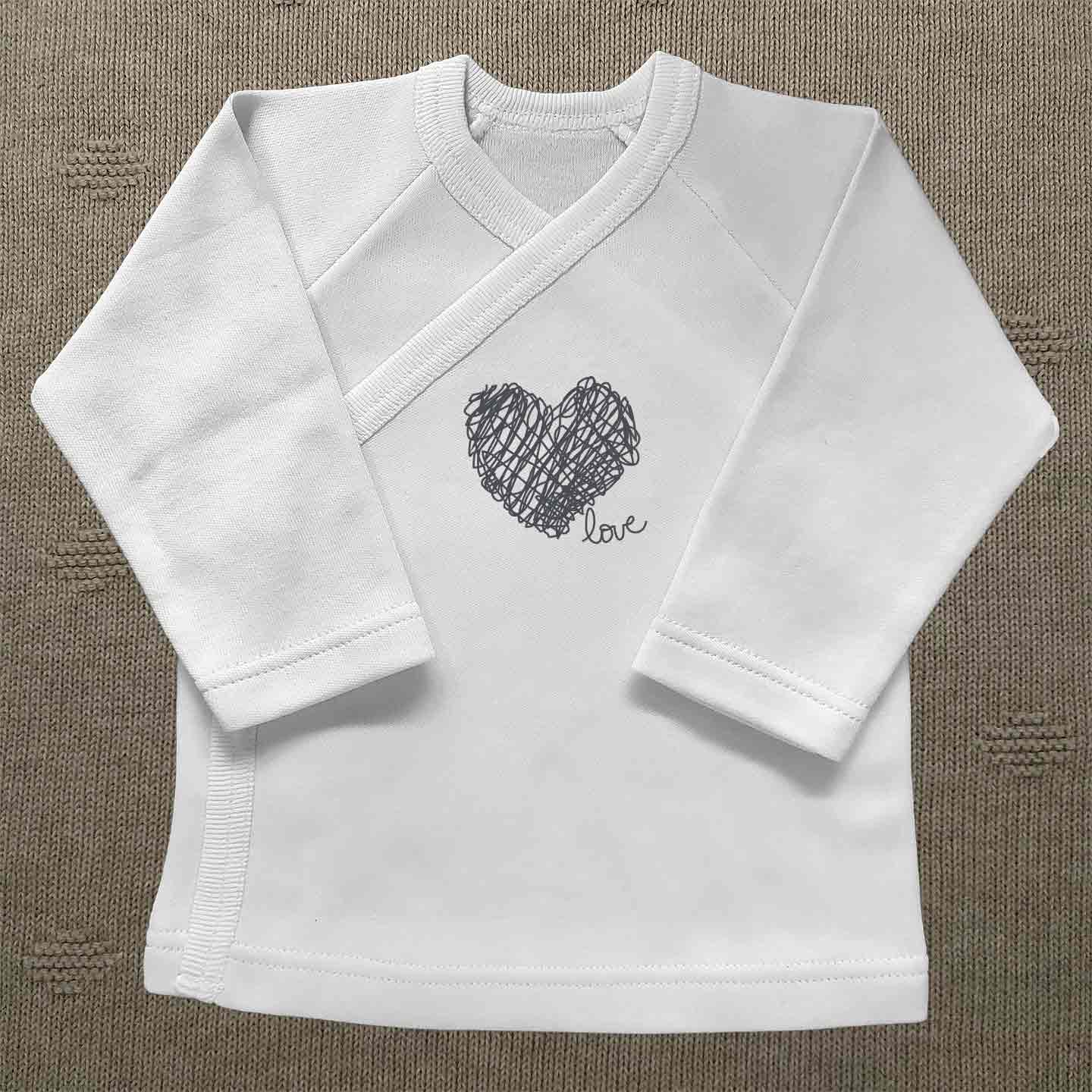 Camiseta cruzada Corazon