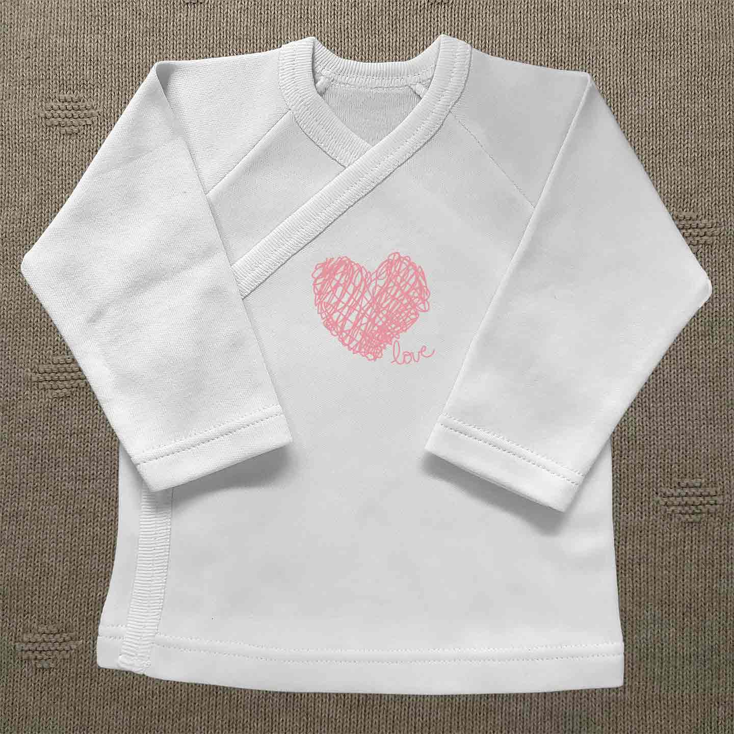Camiseta cruzada Corazon