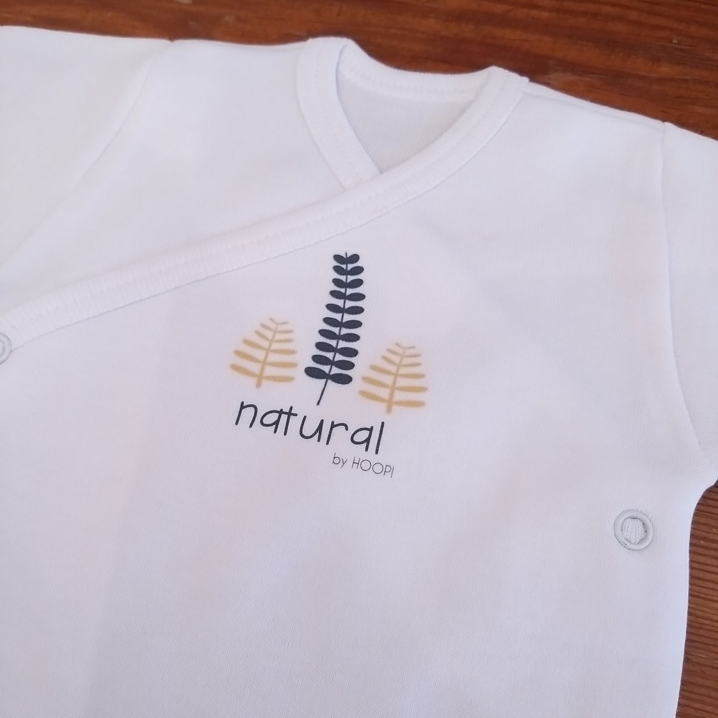Camiseta cruzada Natural